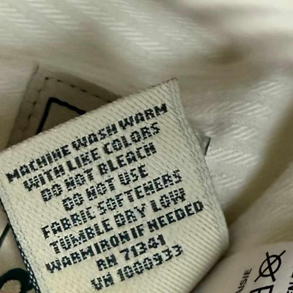 LL Bean Wrinkle Free Dress Chino Pants Mens 33 x 27.75 Khaki Beige 292258 NWT
